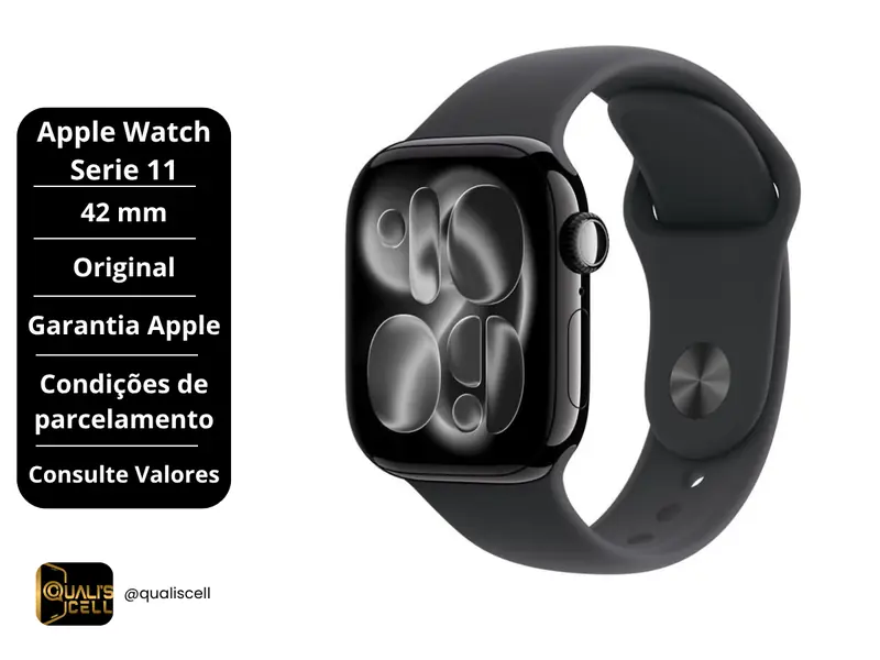 Apple Watch Series 11 42mm, Garantia Apple na Quali's Cell Imirim