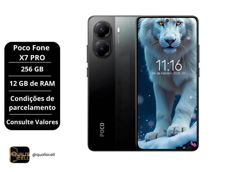 Poco X7 Pro 256GB 12GB RAM na Quali's Cell Imirim