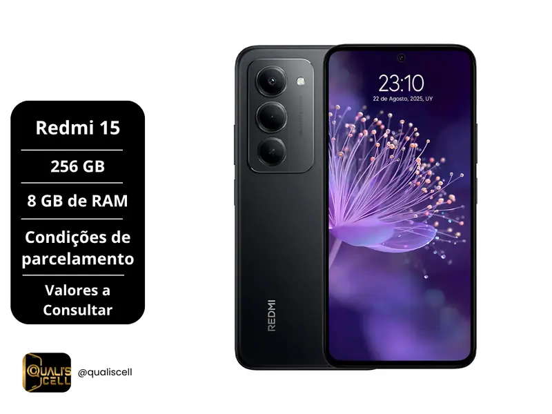 Redmi 15 256GB 8GB RAM na Quali's Cell Imirim