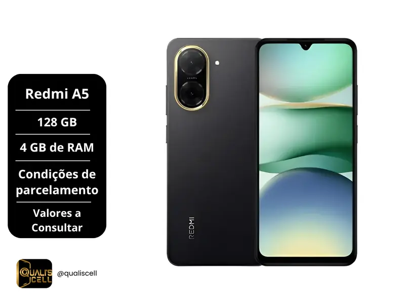 Redmi A5 128GB 4GB RAM na Quali's Cell Imirim