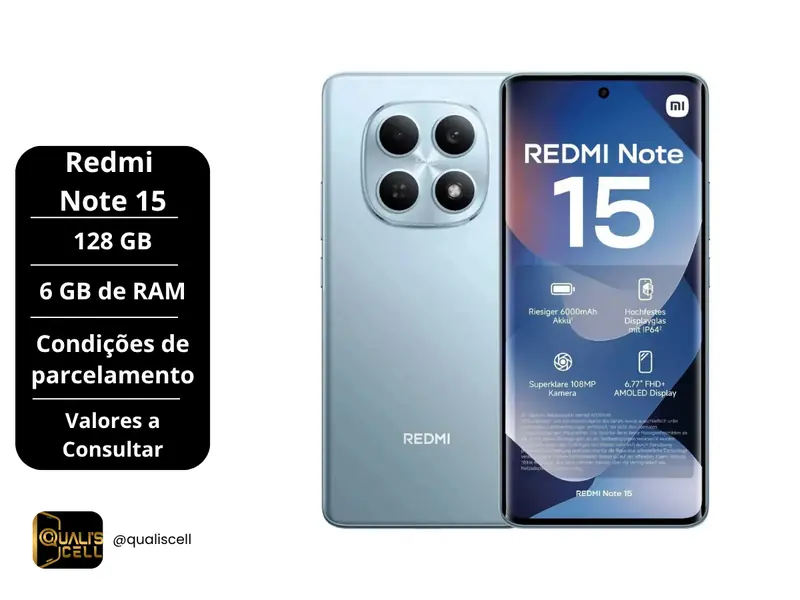 Redmi Note 15 128GB 6GB RAM na Quali's Cell Imirim