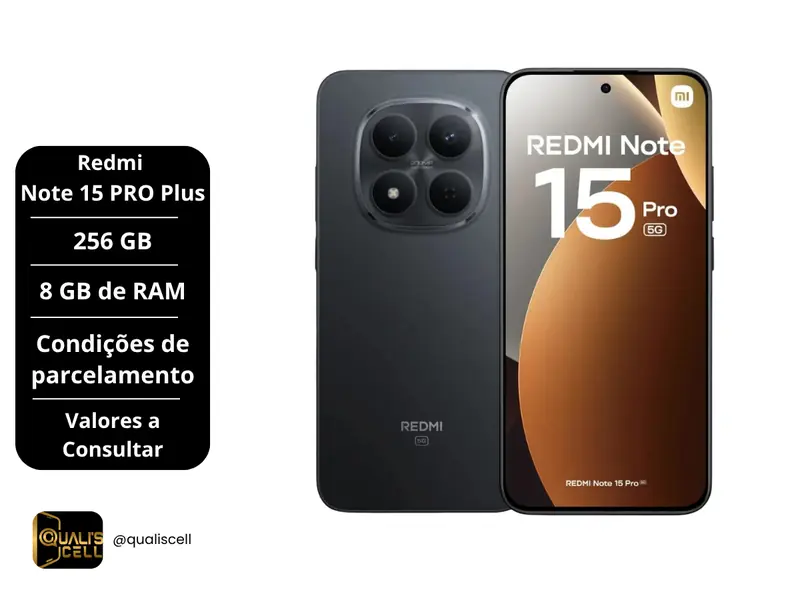 Redmi Note 15 Pro Plus 256GB 8GB RAM na Quali's Cell Imirim